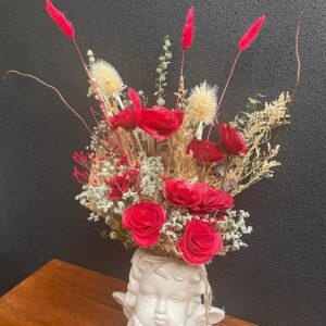 Arreglo Flores Secas y Preservadas Ángel